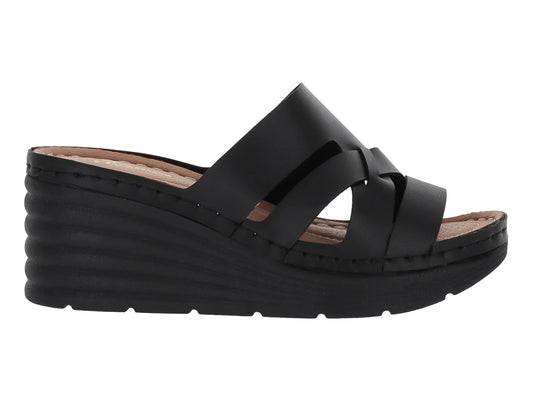 Sandalias Flexmas Negro para Mujer