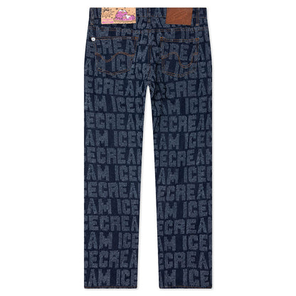 Sweet Tooth Strawberry Fit Jeans Blue Moon