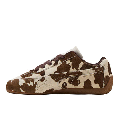 Speedcat Cow Print Lace Up Sneakers