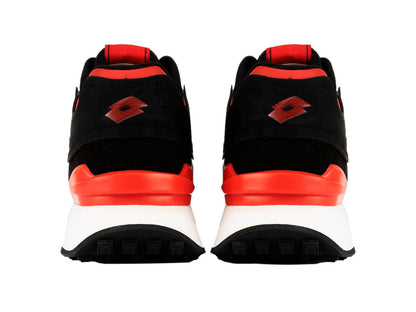 Tenis Lotto Sorrento Negro con Rojo para Hombre