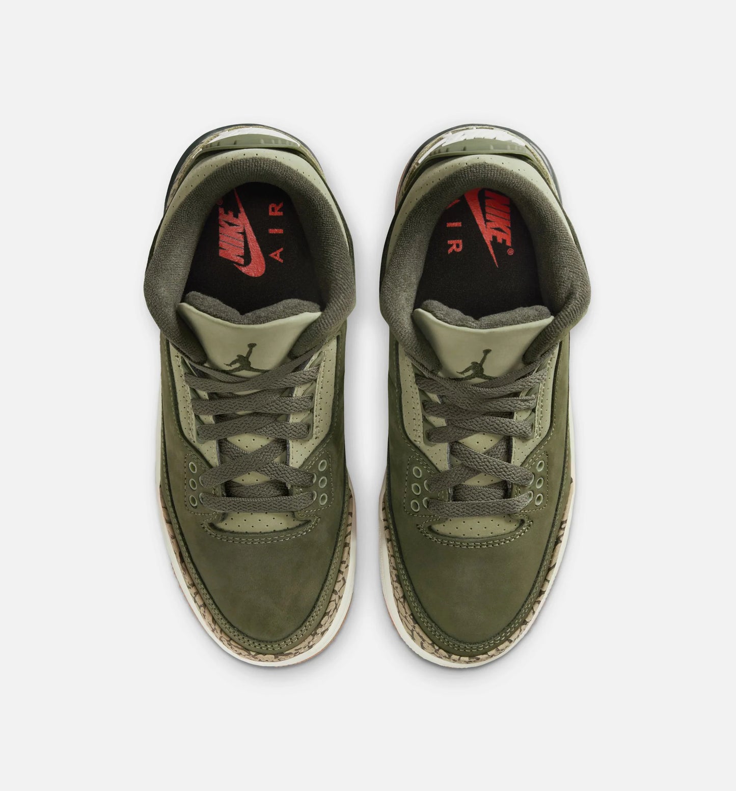 Air Jordan 3 Retro Medium Olive Grade School Lifestyle Shoe Medium Olive Sequoia Neutral Olive Sail