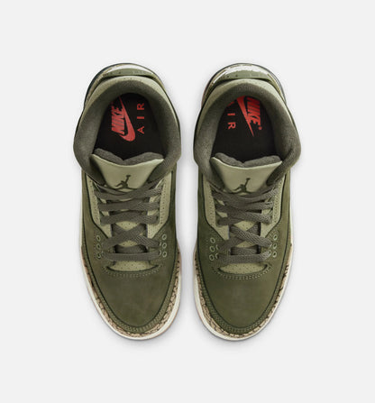 Air Jordan 3 Retro Medium Olive Grade School Lifestyle Shoe Medium Olive Sequoia Neutral Olive Sail