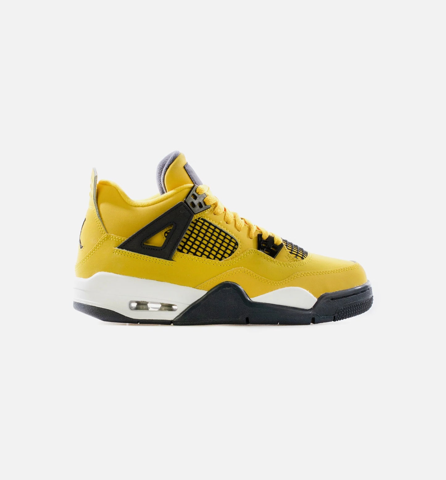 Air Jordan 4 Retro Lightning Grade School Lifestyle Shoe Tour Yellow White Dark Blue Grey Limit One Per Customer