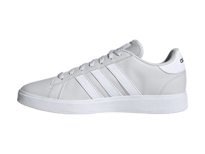 Tenis Adidas Grand Court Base 20 Gris y Blanco para Hombre