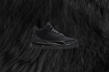 Air Jordan 3 Retro Black Cat GS Black Dark Charcoal White