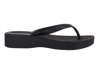 Sandalias Ipanema Negro Glitter para Mujer