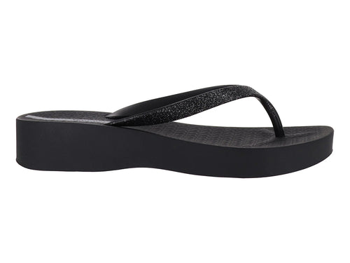 Sandalias Ipanema Negro Glitter para Mujer