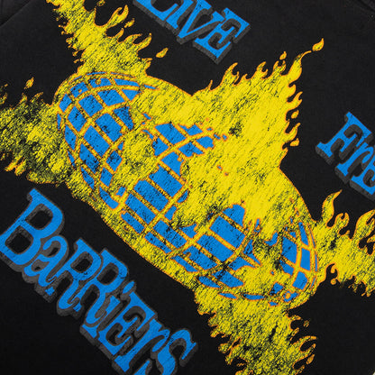 World In Flames S S Tee Black