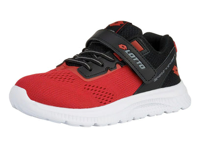 Tenis Lotto Negro y Rojo para Niño