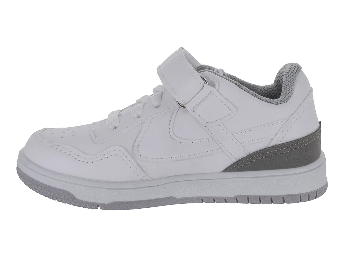 Tenis Panam Blanco y Gris para Niño