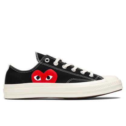 Converse x Comme Des Garcons PLAY All Star Chuck 70 Ox Black