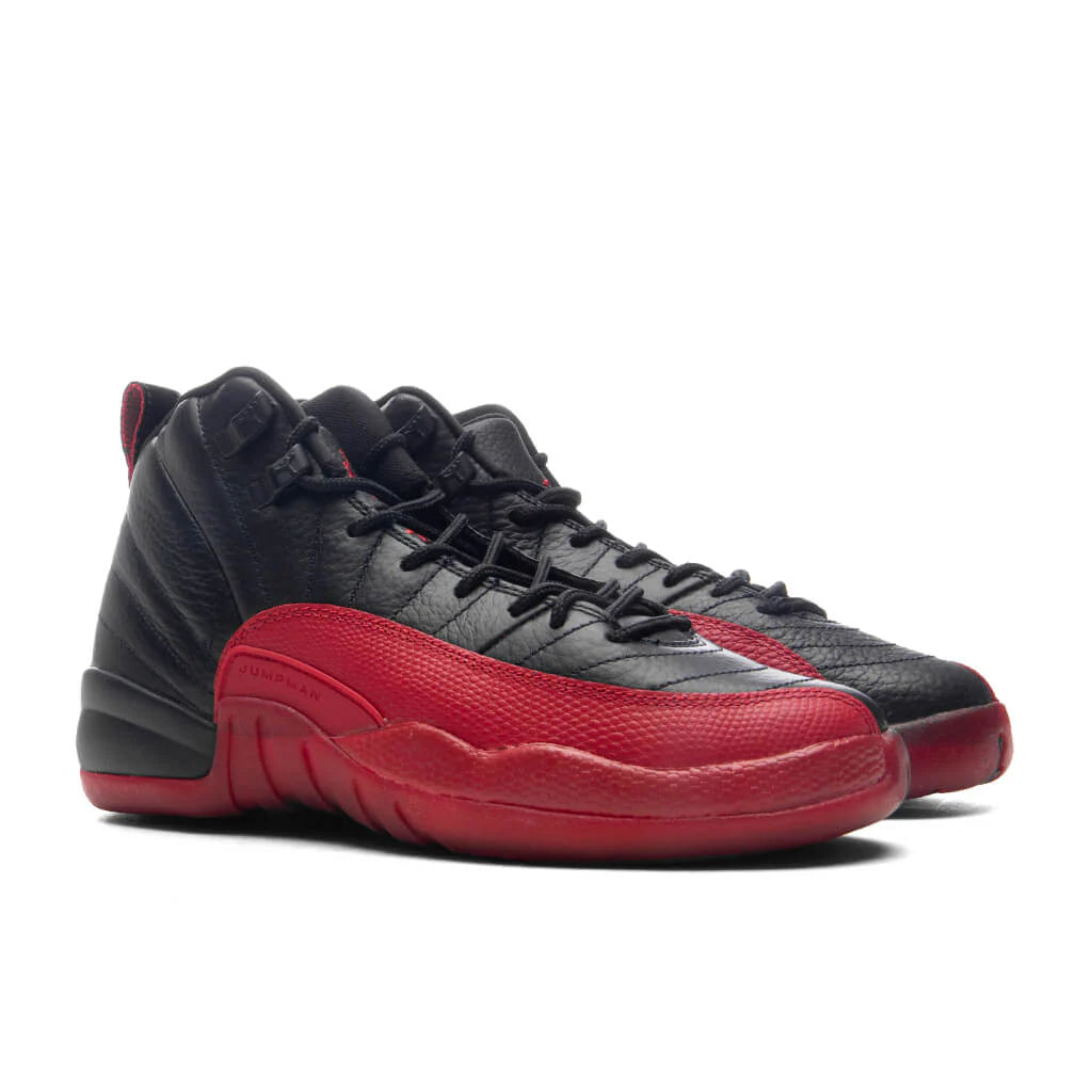 Air Jordan 12 Retro Flu Game GS Black Varsity Red