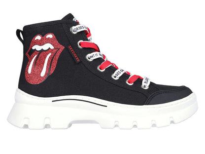 Tenis Skechers Roadies Surge Negro y Rojo para Mujer