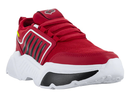 Tenis Casuales THENTIC Rojo y Blanco para Mujer
