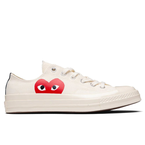 Converse x Comme Des Garcons PLAY All Star Chuck 70 Ox White