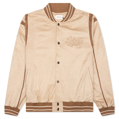 Oil Head Varsity Tan