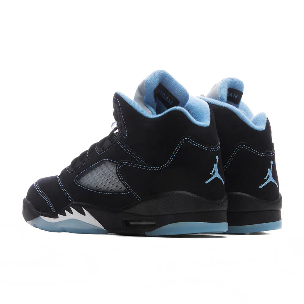 Air Jordan 5 Retro Black Carolina GS Black Multi