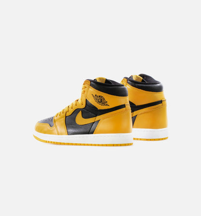 Air Jordan 1 Retro High OG Mens Lifestyle Shoe Pollen Black White Limit One Per Customer