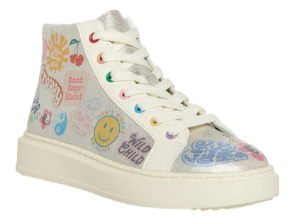 Tenis Steve Madden Silver Multi para Niña