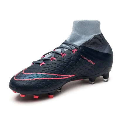 Nike Kids Jr Hypervenom Phantom III Dynamic Fit FG Firm Ground Soccer Cleats Blue