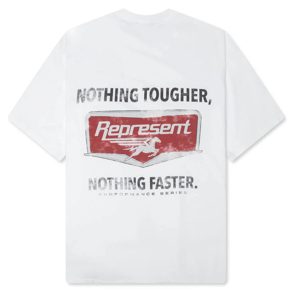 Nothing Faster T Shirt Flat White