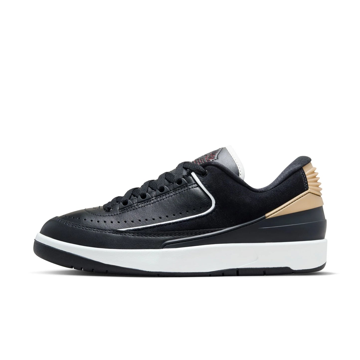 Women's  2 Retro Low - "Black/Varsity Red"