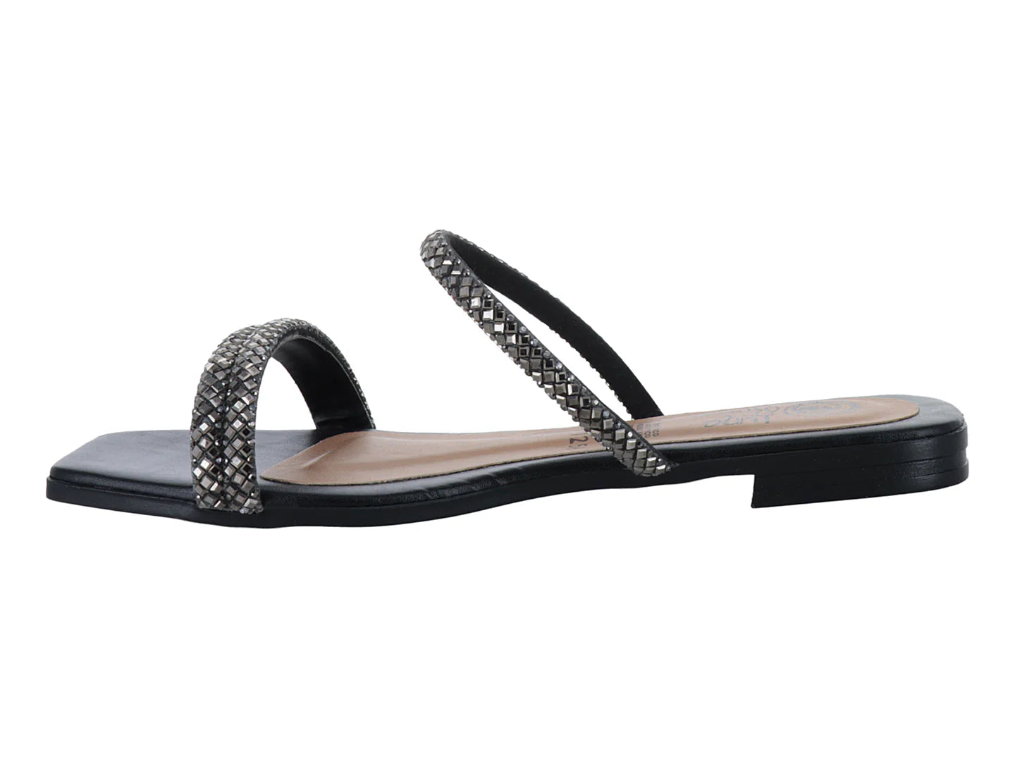 Sandalias Luna Rosa Negro para Mujer