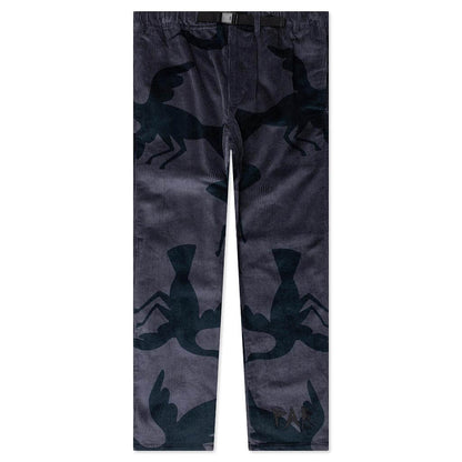 Clipped Wings Corduroy Pants Greyish Blue