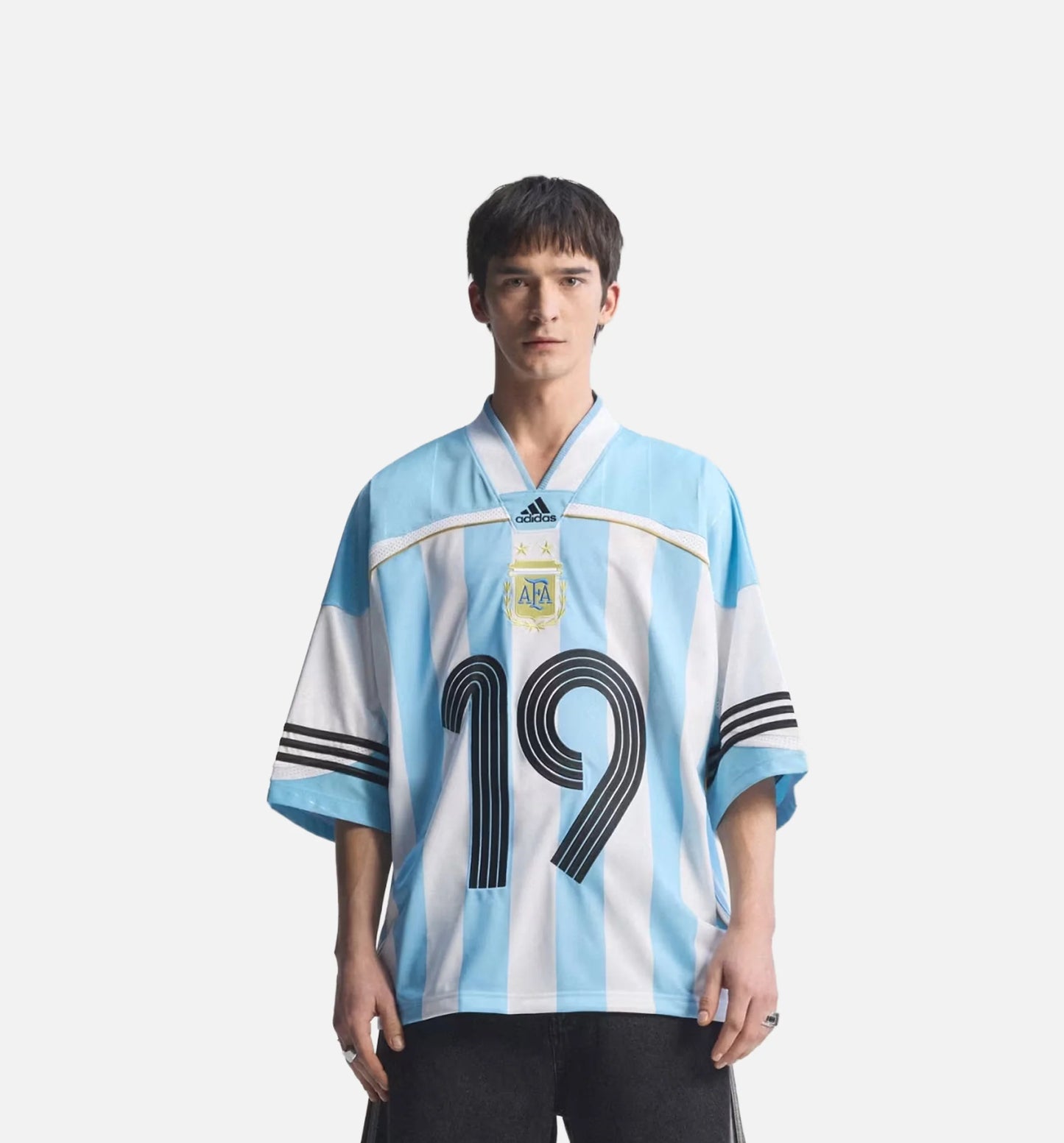 Bringback Remixed Argentina Mens Jersey Clear Blue White Black