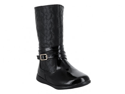 Botas Tropicana de Charol Negro para Niña