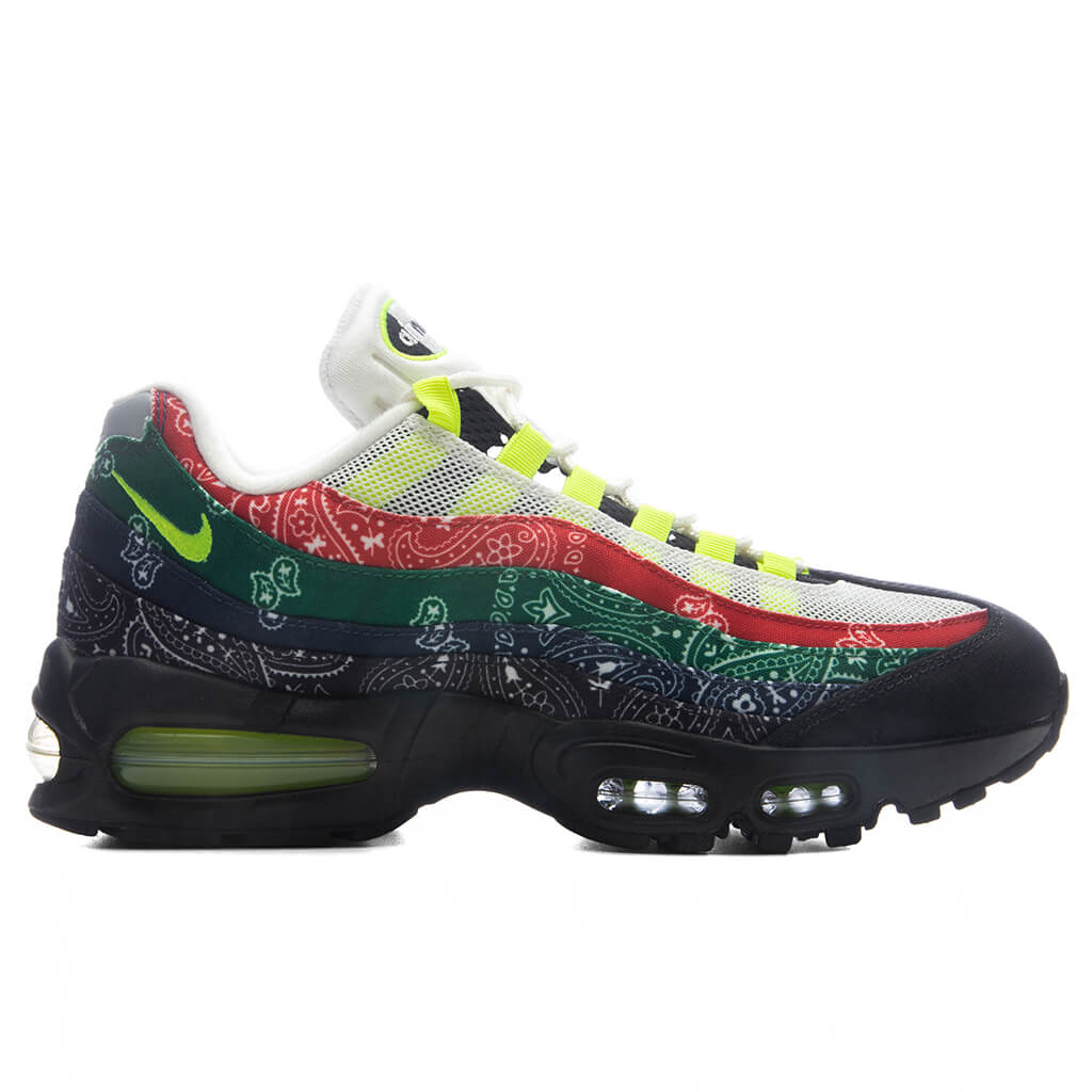 Air Max 95 Big Bubble Sail Volt University Red Sport Green