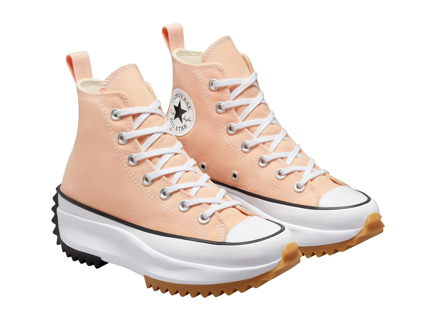 Tenis Converse Run Star Hike Coral y Blanco para Mujer