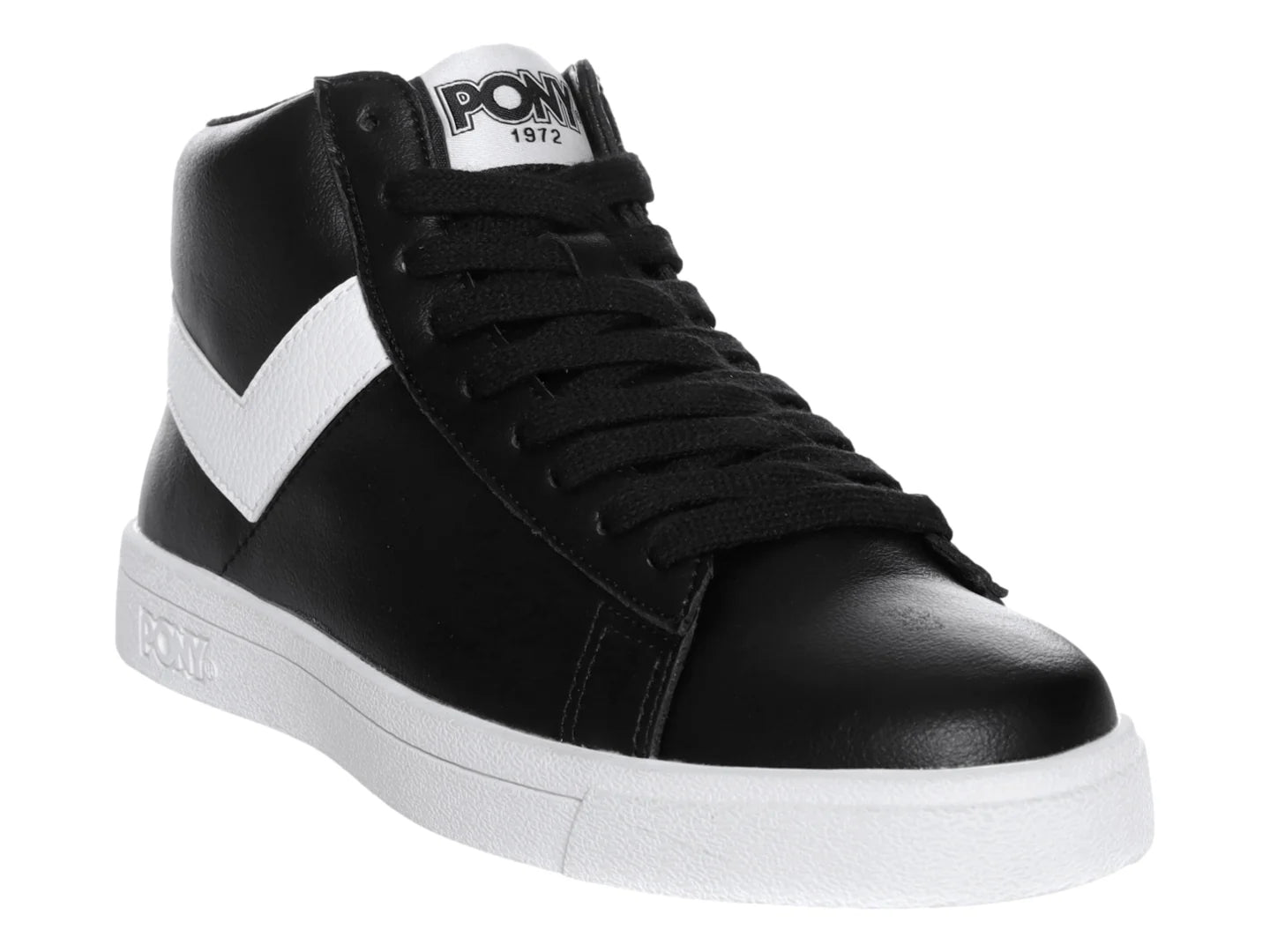 Tenis PONY Top Star HI Negro con Blanco para Hombre