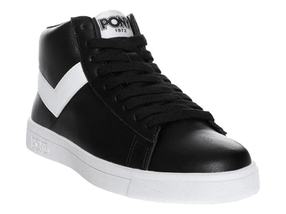 Tenis PONY Top Star HI Negro con Blanco para Hombre