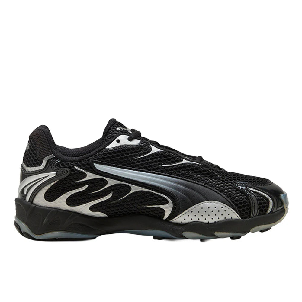 Inhale Metallic Lace Up Sneakers