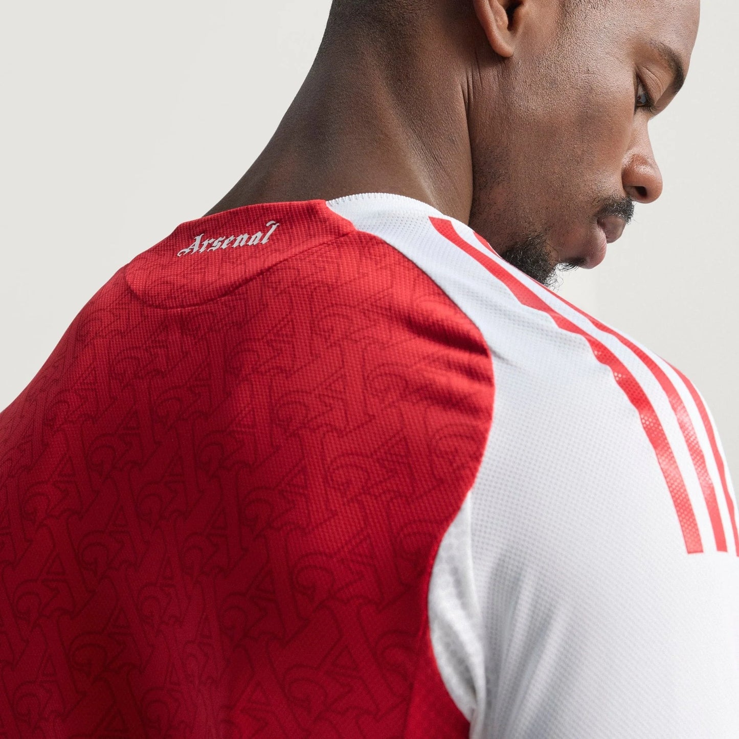 adidas Mens Arsenal Home Authentic Jersey 25 26 Scarlet White