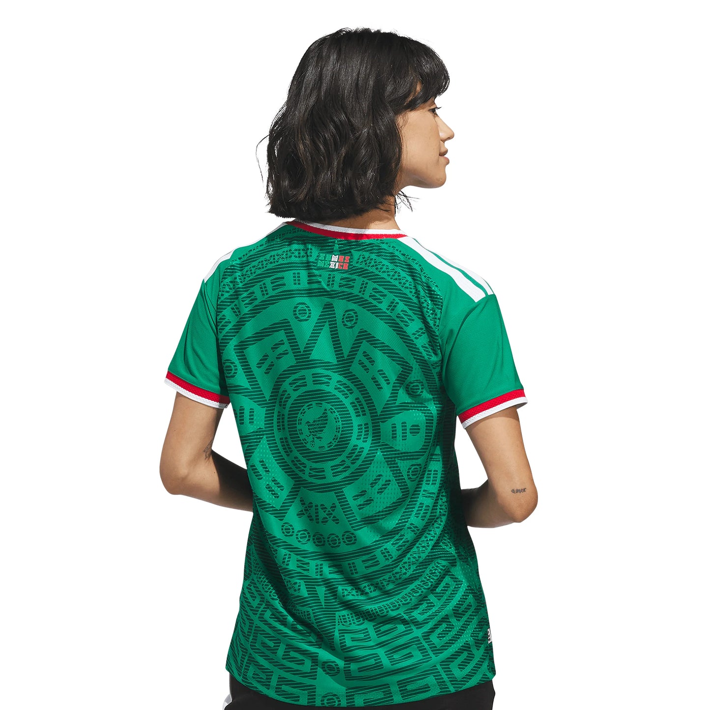 adidas Mexico Home Authentic Womens Soccer Jersey Green