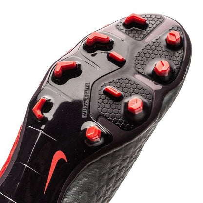 Nike Womens Hypervenom Phatal III Dynamic Fit FG Firm Ground Football Boot Grey Purple Orange