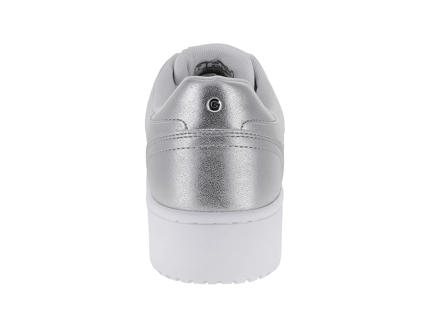 Tenis GBG Blanco y Plateado para Mujer