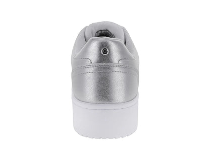 Tenis GBG Blanco y Plateado para Mujer