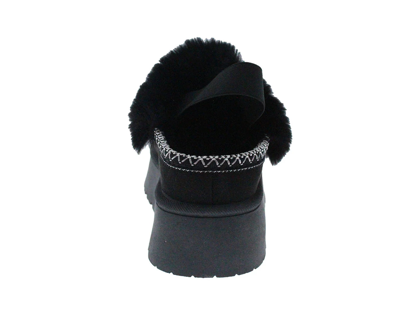 Pantuflas Furor Plataforma Negro para Mujer
