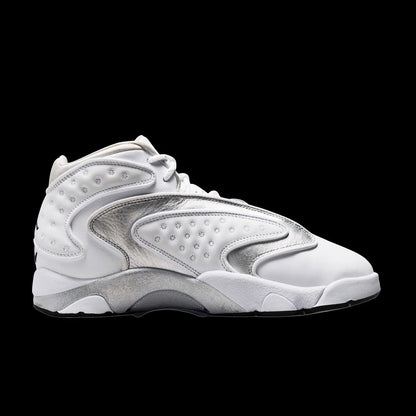 WMNS Air Jordan OG White Metallic Silver Black