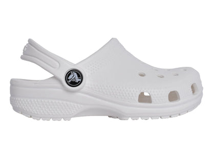 Zuecos Crocs Classic Clog Blancos para Niño