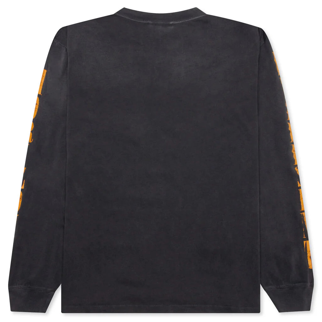 Reborn Long Sleeve T Shirt Aged Black