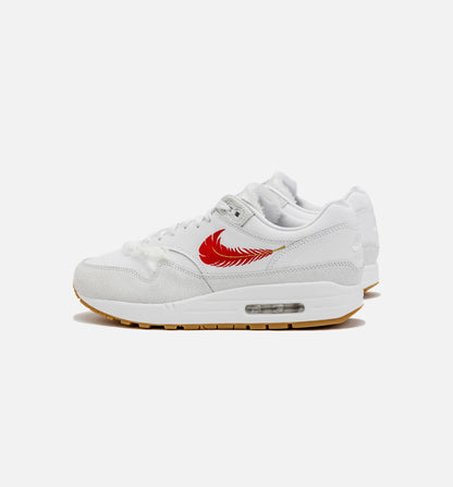 Air Max 1 The Bay Mens Lifestyle Shoe White Red