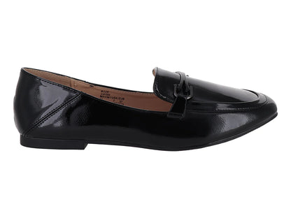 Zapatos Mocasín Roze Negros para Mujer