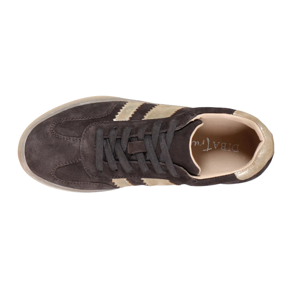 Jon Qwill Metallic Lace Up Sneakers