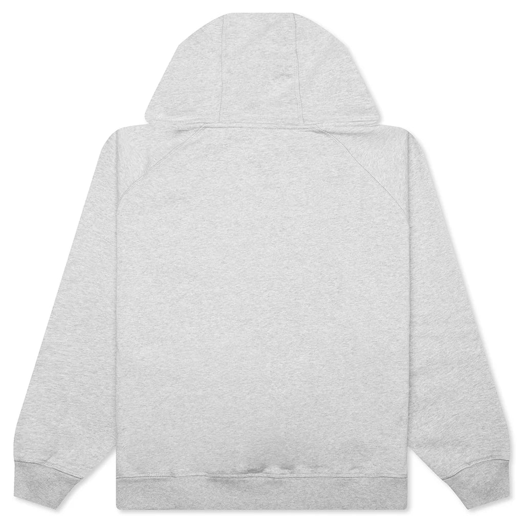 Blob Logo Hooded Sweatshirt Heather Grey