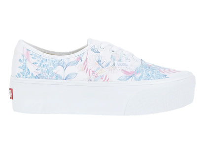 Tenis Vans Authentic Stackform Blanco Floral para Mujer