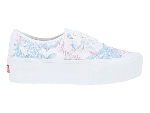 Tenis Vans Authentic Stackform Blanco Floral para Mujer